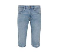 INDICODE IDQuince Homme Short en jean Pantalon denim court Poches italiennes Mélange de coton Regular Fit, Taille:L, Couleur:Blue Wash (1014)