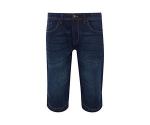 INDICODE IDQuince Homme Short en jean Pantalon denim court Poches italiennes Mélange de coton Regular Fit, Taille:M, Couleur:Dark Blue (855)
