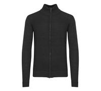 INDICODE IDRickert Homme Veste en tricot Cardigan en maille épaisse avec col montant Fermeture éclair Mélange de coton Regular Fit, Taille:S, Couleur:Charcoal Mix (915)