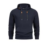 Indicode INGuadalupe Sweat à capuche en coton pour homme, Sky Captain, XL