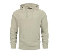 Indicode INNemoto - Pull à capuche pour homme - Aspect velours côtelé - Sweat à capuche pour homme, stone, L