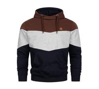Indicode INSwally Pull à capuche rayé pour homme, Andorra., XS