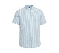 INDICODE JEANS Chemise 'Hank' bleu clair / blanc naturel, Taille XL