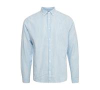 INDICODE JEANS Chemise 'Hanko' bleu clair / blanc, Taille XL