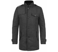 INDICODE JEANS Manteau d’hiver 'Brandan' anthracite / gris foncé, Taille M