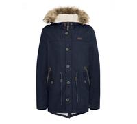 INDICODE JEANS Parka d’hiver 'Pulsoor' bleu marine / marron chiné, Taille XXL