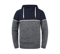 INDICODE JEANS Pull-over 'Lynde' marine / bleu chiné / blanc, Taille L