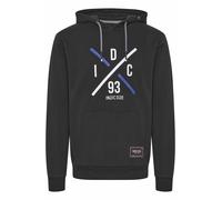 INDICODE JEANS Sweat-shirt 'Leon' violet clair / noir / blanc, Taille L