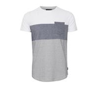 INDICODE JEANS T-Shirt gris foncé / gris chiné / blanc cassé, Taille XXL