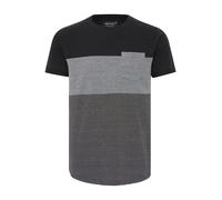 INDICODE JEANS T-Shirt gris / gris chiné / noir, Taille S