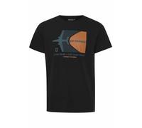 INDICODE JEANS T-Shirt 'Ronny' marine / marron / noir, Taille M