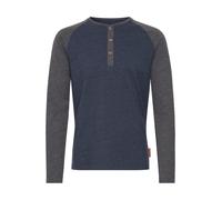 INDICODE JEANS T-Shirt 'Winston' bleu marine / gris chiné, Taille L