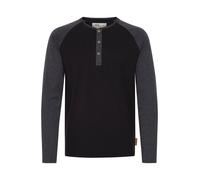 INDICODE JEANS T-Shirt 'Winston' gris foncé / noir, Taille M