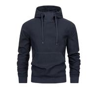 Indicode Kronstadt Hommes INJody Sweatshirt | Pullover à Capuche en mélange de Coton Navy M