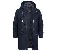 Indicode Manteau Homme Liam - laine chaude hiver style duffle parka capuche...