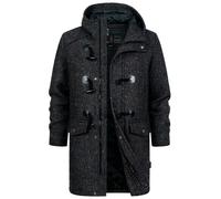 Indicode Manteau Homme Liam - laine chaude hiver style duffle parka capuche...