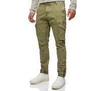 Indicode Pantalon cargo Alex pour homme en coton avec 6 poches | Pantalon cargo chino pour hommes, Aloe, XL