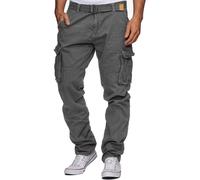 Indicode Pantalon Cargo Homme William - multi-poches esprit outdoor pratique