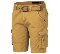 INDICODE Pantalon cargo moutarde, Taille 40