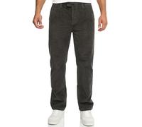 Indicode Pantalon en velours côtelé pour homme INGustaf avec stretch en coton | Pantalon de loisirs pour homme, Raven, 36W / 34L