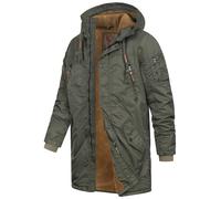 Indicode Parka Homme Bardsley - doudoune longue hiver chaude style urbain