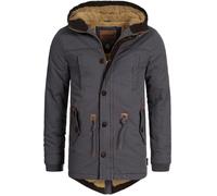 Indicode Parka Homme Barge - manteau d’hiver chaud avec capuche protectrice