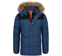 Indicode Parka Homme Hexyl - manteau doudoune hiver long chaud style urbain