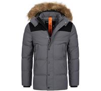 Indicode Parka Homme Hexyl - manteau doudoune hiver long chaud style urbain