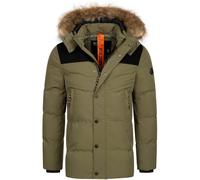 Indicode Parka Homme Hexyl - manteau doudoune hiver long chaud style urbain