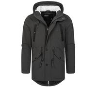 Indicode Parka Homme INBenicio - manteau hiver chaud long avec capuche moderne
