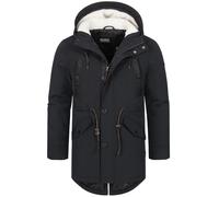 Indicode Parka Homme INBenicio - manteau hiver chaud long avec capuche moderne
