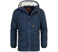 Indicode Parka Homme INCrossing - manteau hiver chaud long avec capuche...