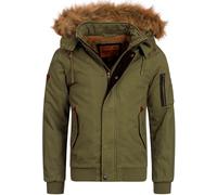 Indicode Parka Homme Pennington - hiver chaud doublure teddy avec capuche...