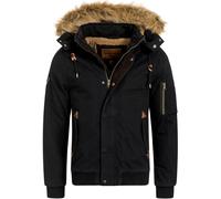 Indicode Parka Homme Pennington - hiver chaud doublure teddy avec capuche...