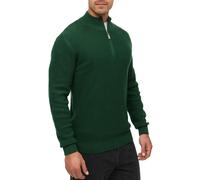 Indicode Pull Homme INBull - maille zippée col montant style moderne