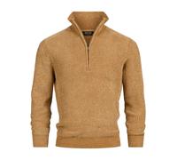 Indicode Pull Homme INHunch - maille half zip col montant confortable urbain