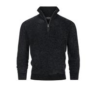Indicode Pull Homme INHunch - maille half zip col montant confortable urbain