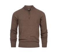 Indicode Pull Homme INMargous - maille half zip col montant style moderne