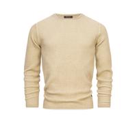 Indicode Pull Homme INPetri - tricot fin léger à la tenue équilibrée