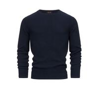 Indicode Pull Homme INPetri - tricot fin léger à la tenue équilibrée
