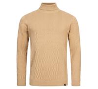 Indicode Pull Homme Saini - tricot col roulé au caractère chaleureux