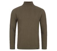 Indicode Pull Homme Saini - tricot col roulé au caractère chaleureux