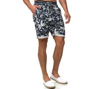 Indicode short chino homme Brayan bermuda lin motif imprimé pantalon court