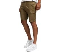 Indicode Short court pour homme Laulax - Short cargo pour homme en coton - Pantalon d'été avec poches - Look sportif et élégant - Coupe droite - Matériau confortable avec stretch, Sable, M