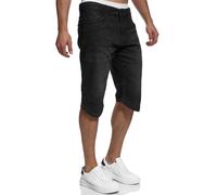 Indicode Short en jean homme 3/4 Jaspar-bermuda denim pantalon court