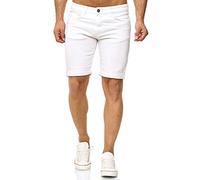 Indicode Short en jean Kaden, blanc cassé, XL