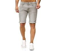 Indicode Short en jean Kaden, Gris clair, XL
