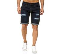 Indicode Short en jean Kaden, Rinse Wash Ripped, XXL