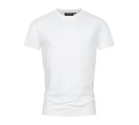 Indicode T-shirt INSander pour homme avec col rond | T-shirt d'été pour homme, blanc cassé, M