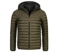 Indicode Hommes Bowers Quilted Jacket | Veste matelassée aspect doudoune Army XXL